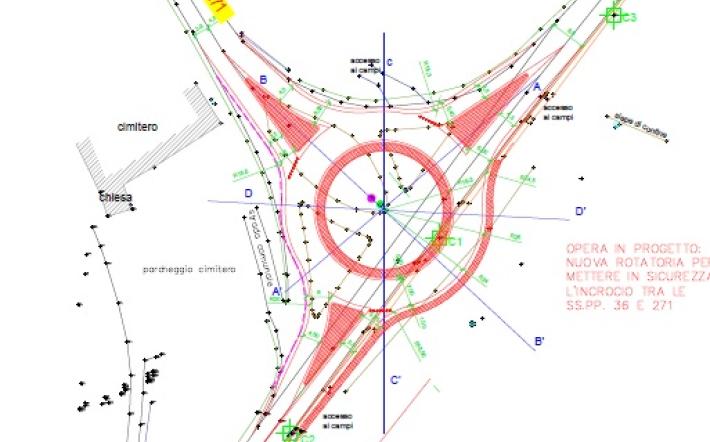 Monastero: la Provincia approva il progetto di fattibilit&agrave; tecnico-economica per la rotonda davanti al cimitero