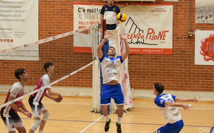 L'MVP Polizzi in palleggio