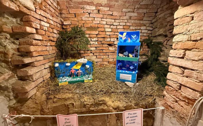 Vicoforte: aperta la mostra &ldquo;Presepi in cripta&rdquo; a Fiamenga