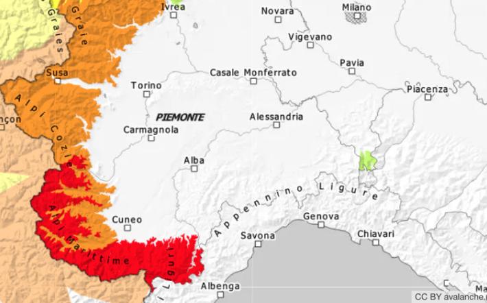 Tanta neve fresca in quota, elevato rischio valanghe