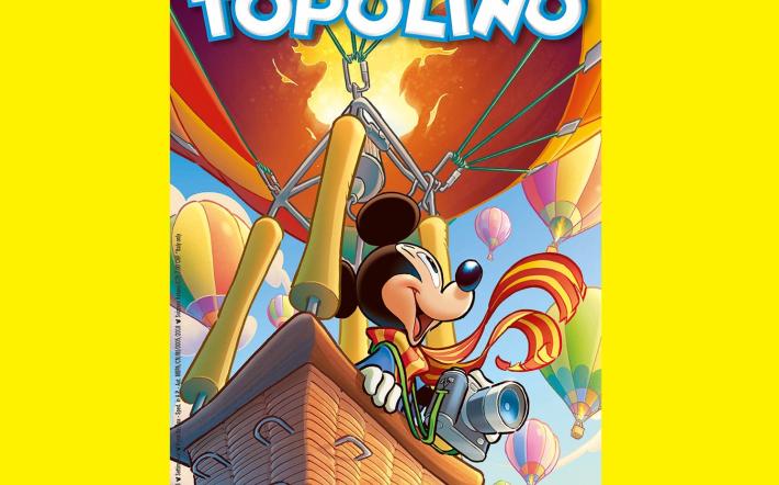Le mongolfiere protagoniste sul numero 3659 di Topolino