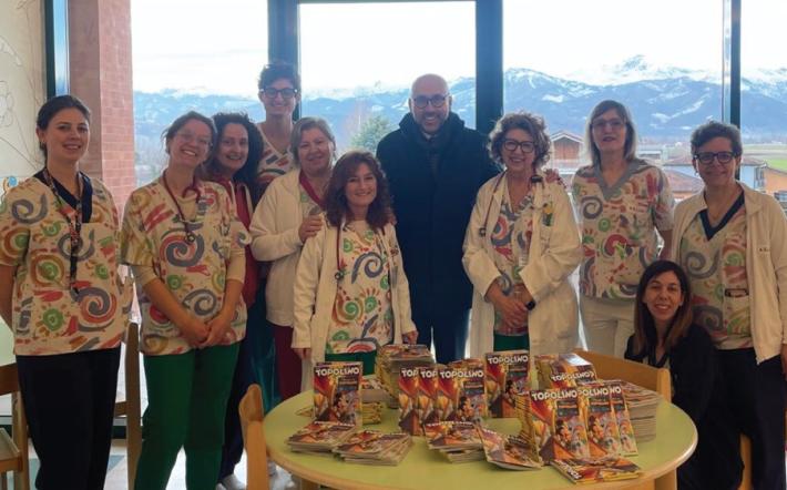 Mondov&igrave;, Topolino in Pediatria con la storia ambientata in citt&agrave;
