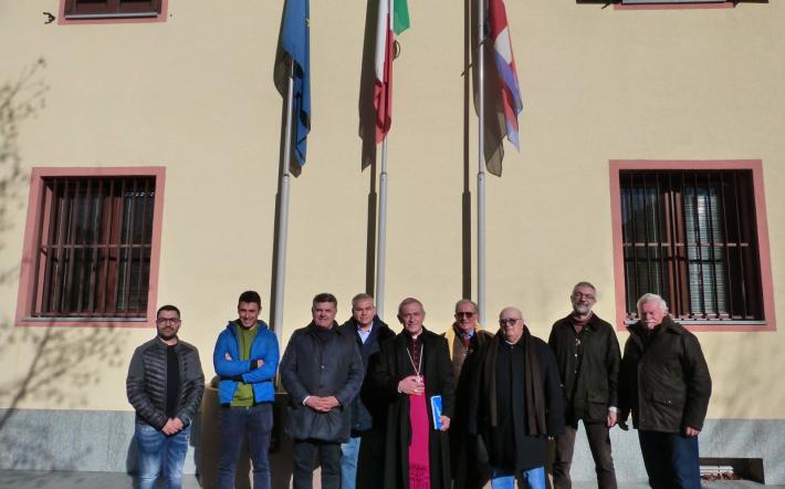 Il vescovo Miragoli in visita pastorale a Pianfei