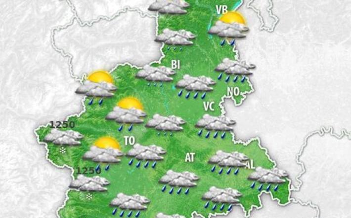 Meteo: weekend invernale sulla provincia di Cuneo, possibile neve anche a bassa quota su Langhe e Roero