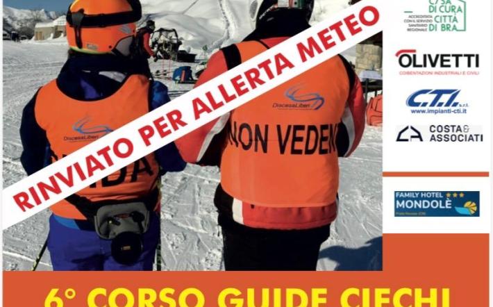Allerta meteo, rinviato il corso di DiscesaLiberi a Prato Nevoso