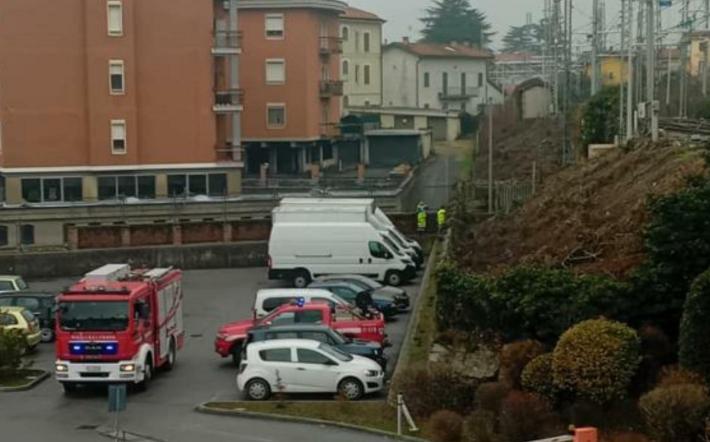 Mondov&igrave;: intervento dei vigili del fuoco alla stazione ferroviaria