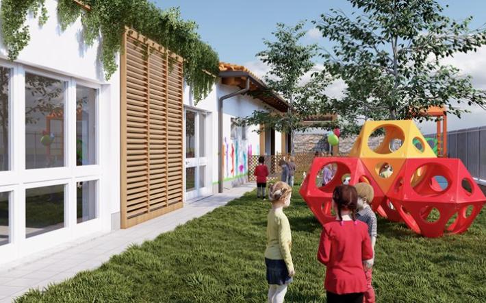 Nuova scuola per i pi&ugrave; piccoli: il cantiere di Rocca de&rsquo; Baldi prosegue