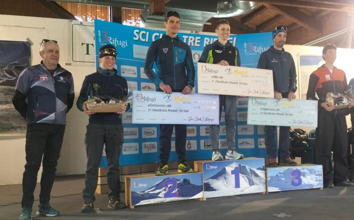 podio assoluto maschile Ski Raid