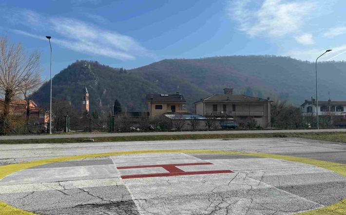 Anche Chiusa Pesio avr&agrave; il suo eliporto: questa sera il test notturno