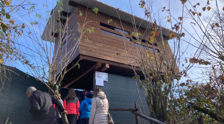Oasi di Crava Morozzo: inaugurata la nuova torretta è presentato il progetto educativo Go Green