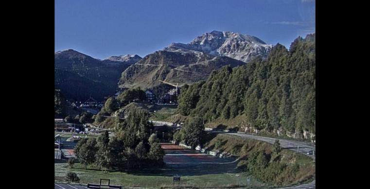 Cime imbiancate nel Monregalese: l'immagine a Prato Nevoso
