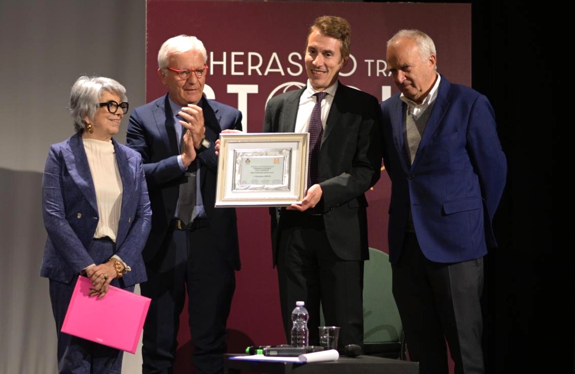 Premiazione del direttore del Museo Egizio di Torino